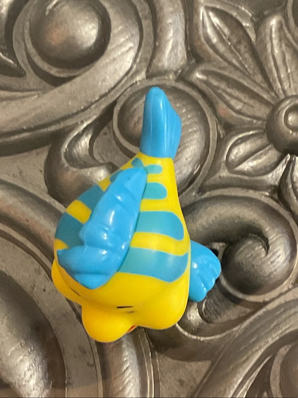 Little People Flounder Little Mermaid Yellow and Blue Fish Play Figure